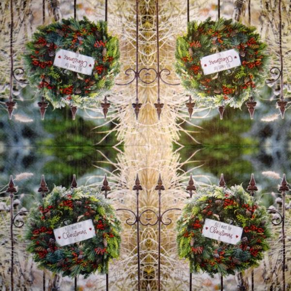 198 Christmas Flowers - 3-ply